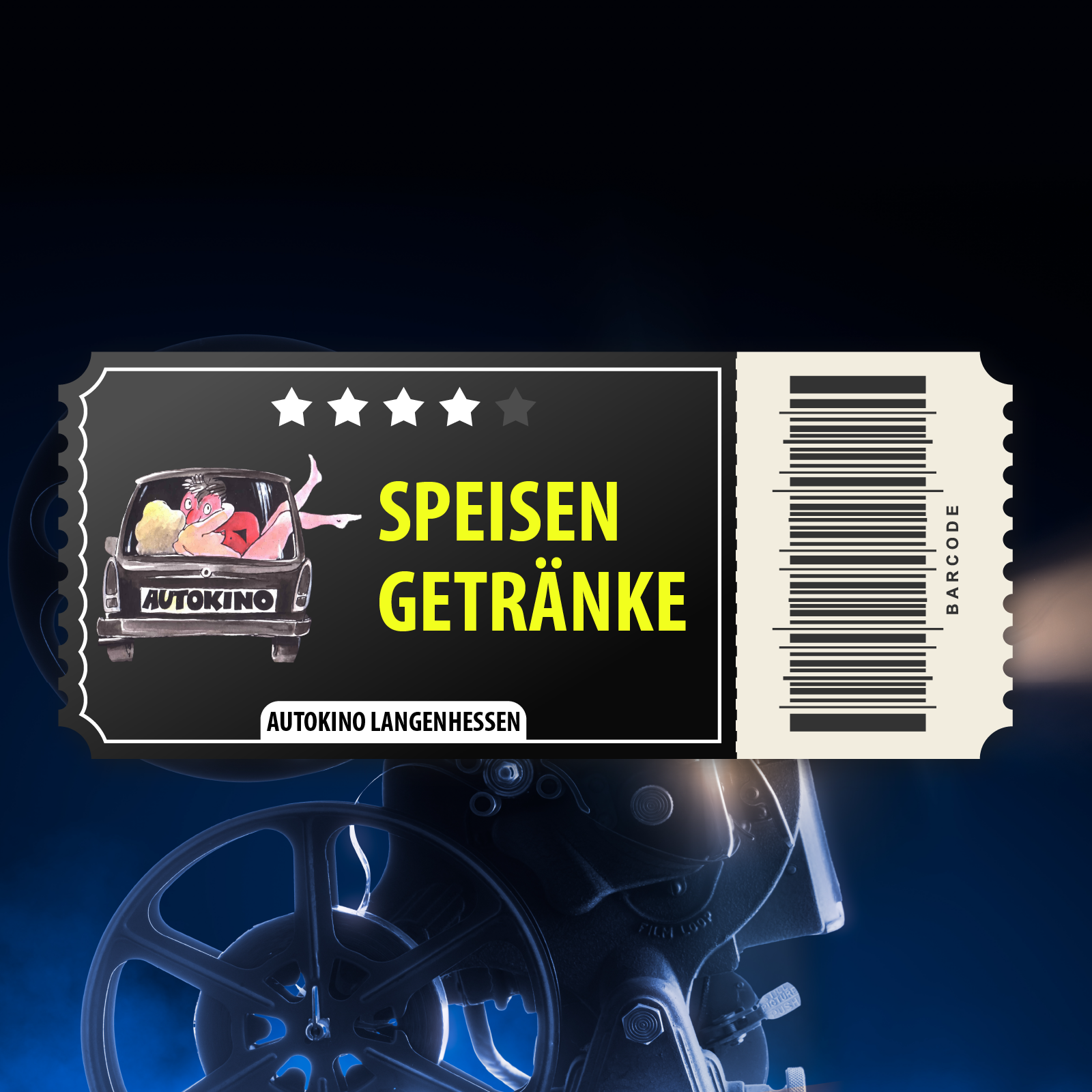 Wertgutschein für Speisen und Getränke